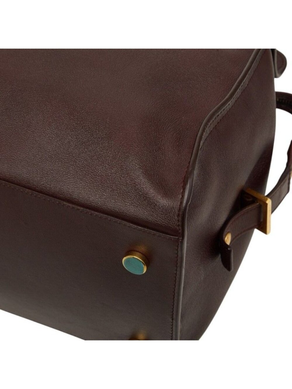 ★SOLD★ Saint Laurent Cabas Handbag Brown Leather - Picture 4 of 10
